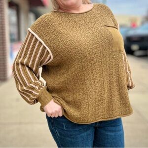 Oversized Striped Sweater